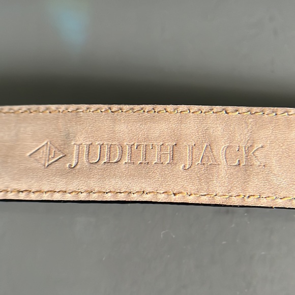 Judith Jack Men's Black Leather Belt - Picture 9 of 11